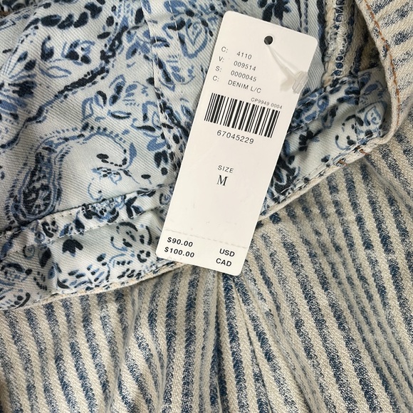 Anthropologie Denim corset top - Picture 6 of 9